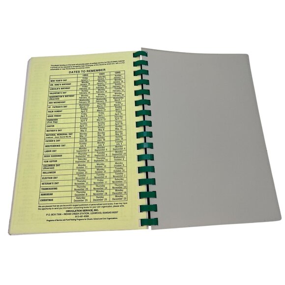 Quilters Guild Of Indianapolis Cookbook 1993 Spiral-Bound 207 Pages Recipes - Picture 9 of 9